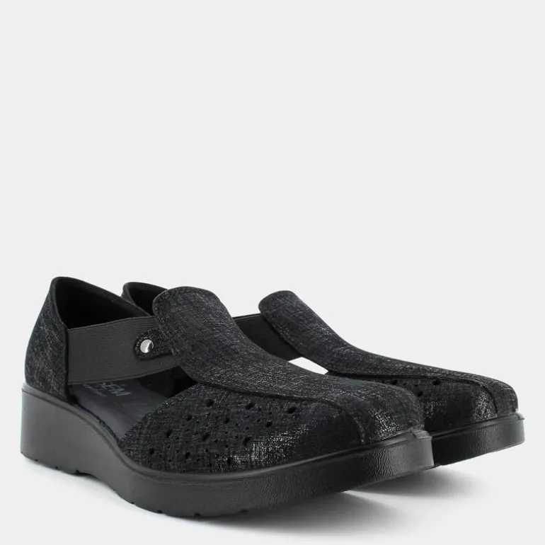 AMALIA- SANDALI NERO IM-E25D-03