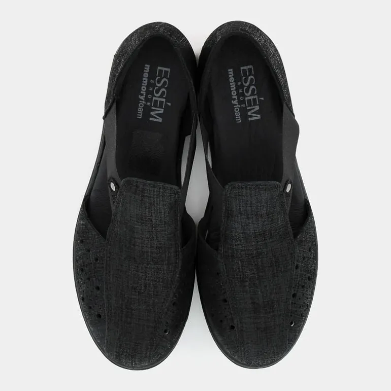 AMALIA- SANDALI NERO IM-E25D-03