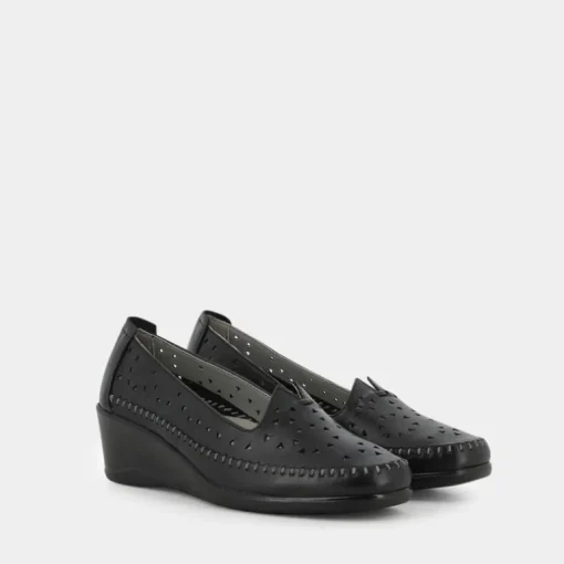 ARISA- MOCASSINI NERO WR-E24D-01