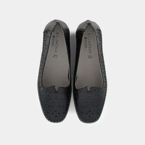 ARISA- MOCASSINI NERO WR-E24D-01