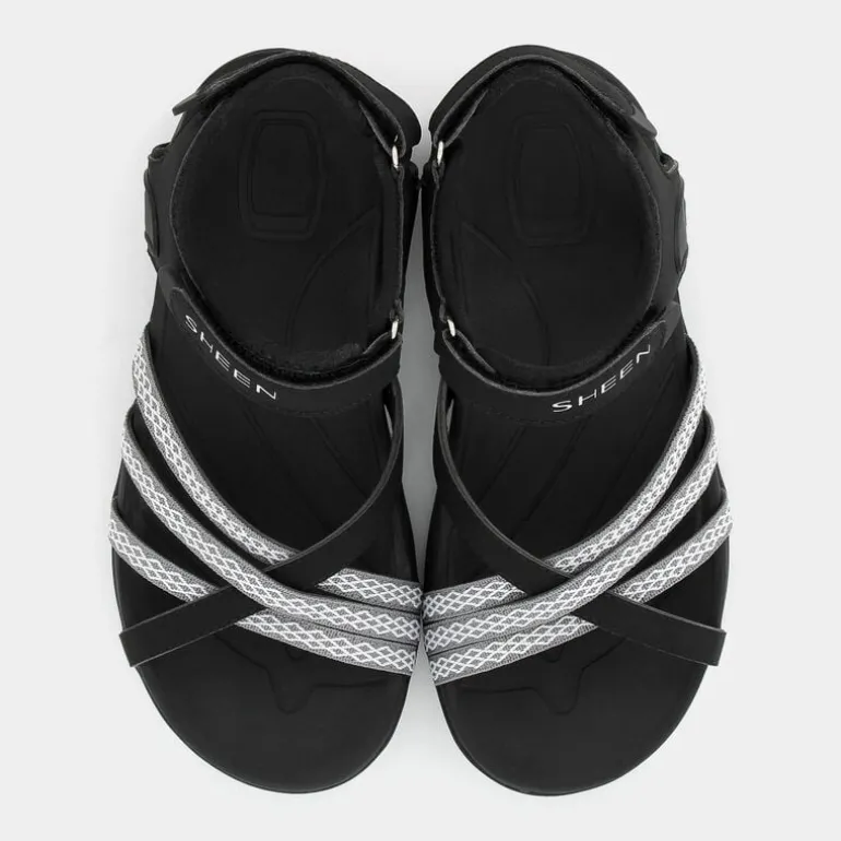 BP- SANDALI NERO TS-E25D-01