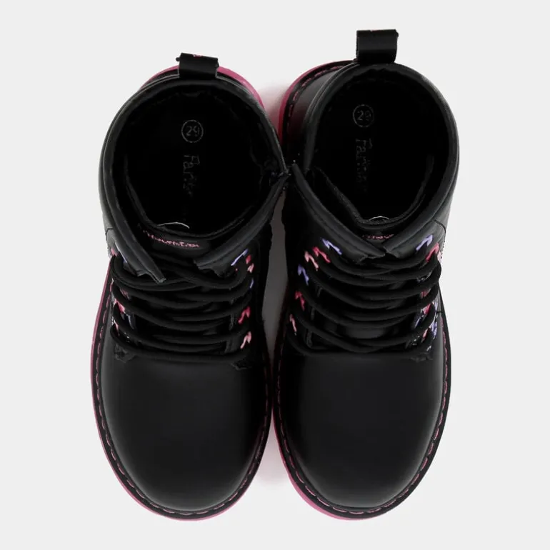 BP- SCARPONCINI E STIVALETTI NERO ROSA ES-I24B-01