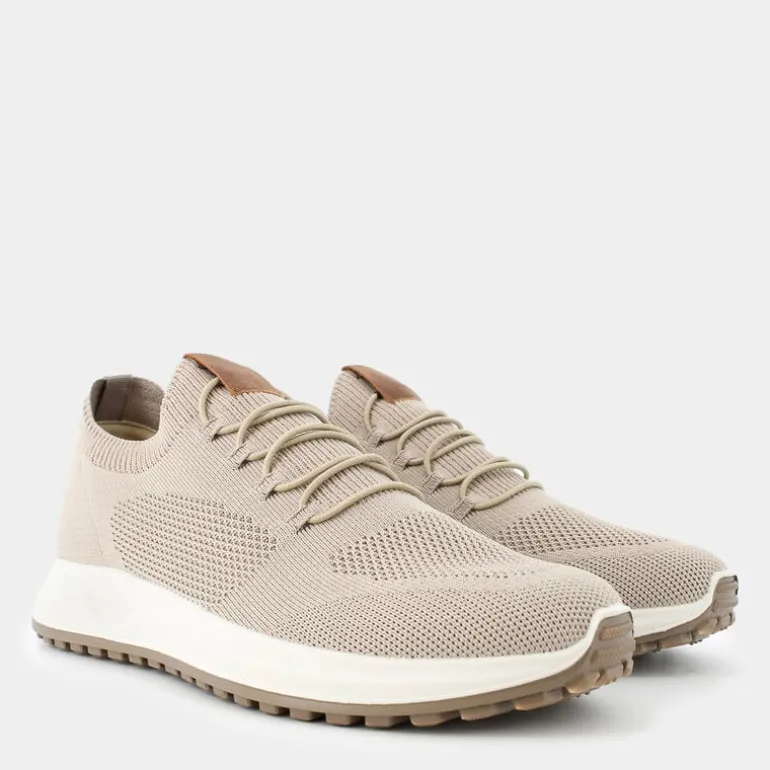 BP- SNEAKERS BEIGE CHIARO/COGNAC IM-E25U-09