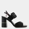 CALF- SANDALI NERO 8107