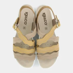 CANDY- SANDALI GIALLO/BEIGE 5668533