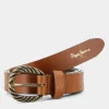 CHARLOTTE BELT- CINTURE TAN BROWN PL020847