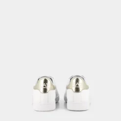 CLASSIC- SNEAKERS WHITE/GOLD X8X001