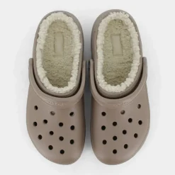 Classic Lined Clog- CIABATTE Mushroom/Bone CR.203591