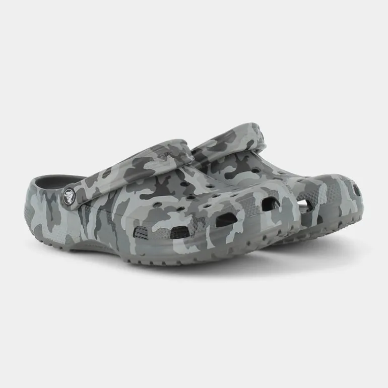 Classic Printed Camo Clog- CIABATTE Slate Grey/Multi CR.206454