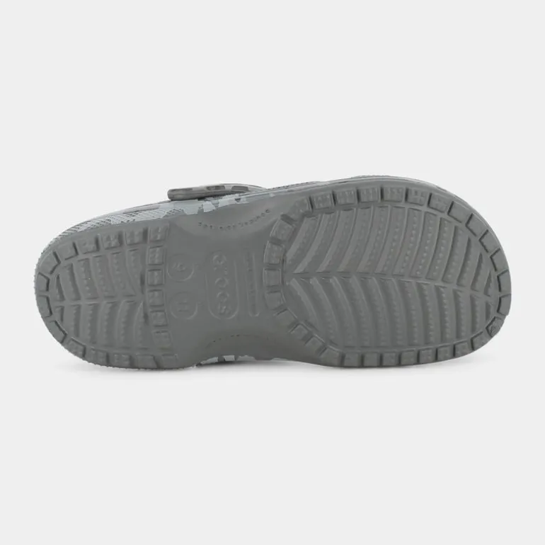 Classic Printed Camo Clog- CIABATTE Slate Grey/Multi CR.206454