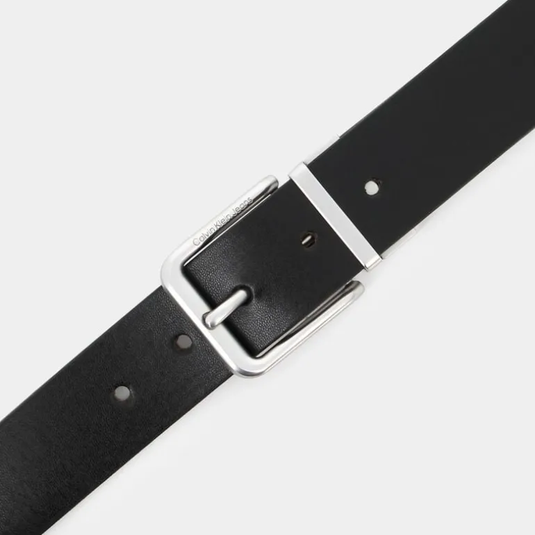 CLASSIC R LTHR- CINTURE BLACK/COGNAC 11420-00Z