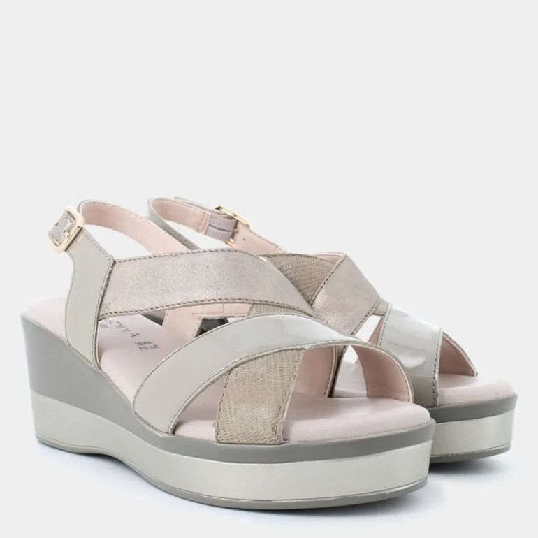 CLELIA- SANDALI SABBIA WR-E25D-15