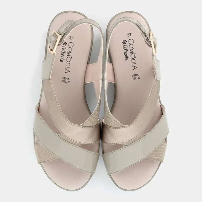 CLELIA- SANDALI SABBIA WR-E25D-15