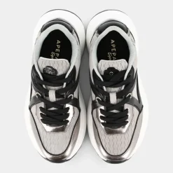 CLOTILDE- SNEAKERS GUN METAL F3COZY05