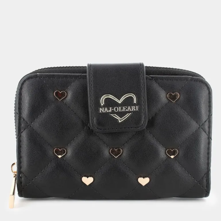 CUORE9- PICCOLA PELLETTERIA NERO 2491