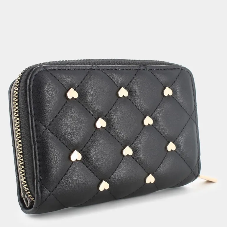 CUORE9- PICCOLA PELLETTERIA NERO 2491