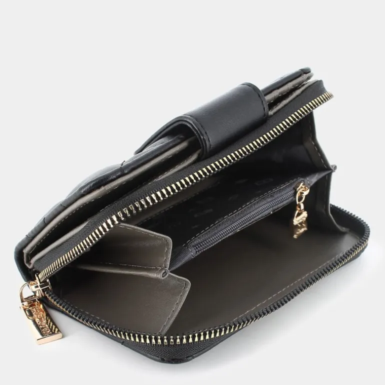 CUORE9- PICCOLA PELLETTERIA NERO 2491