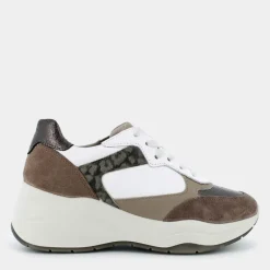 ENOLA- SNEAKERS BIANCO-FANGO 6676544