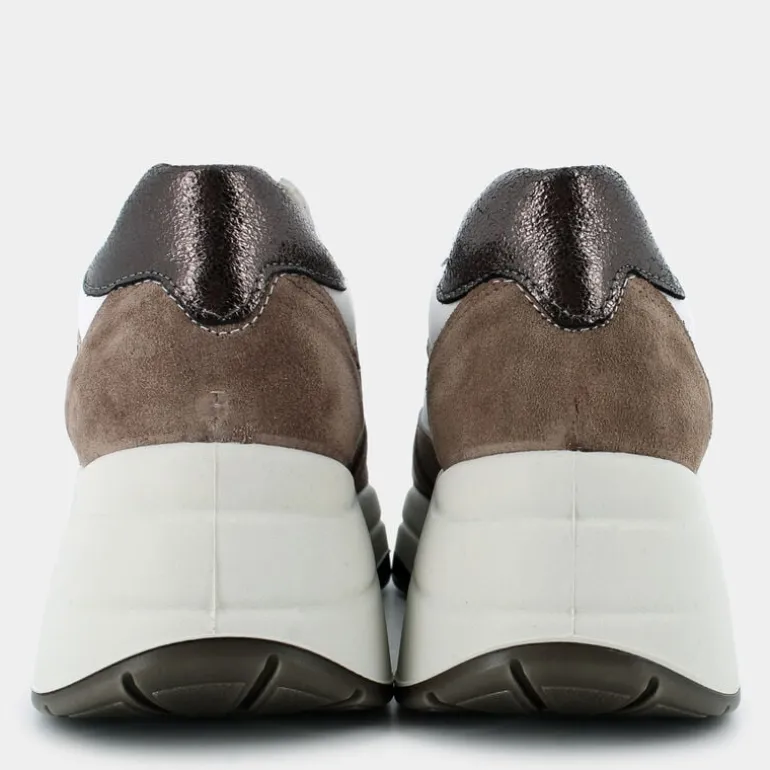 ENOLA- SNEAKERS BIANCO-FANGO 6676544