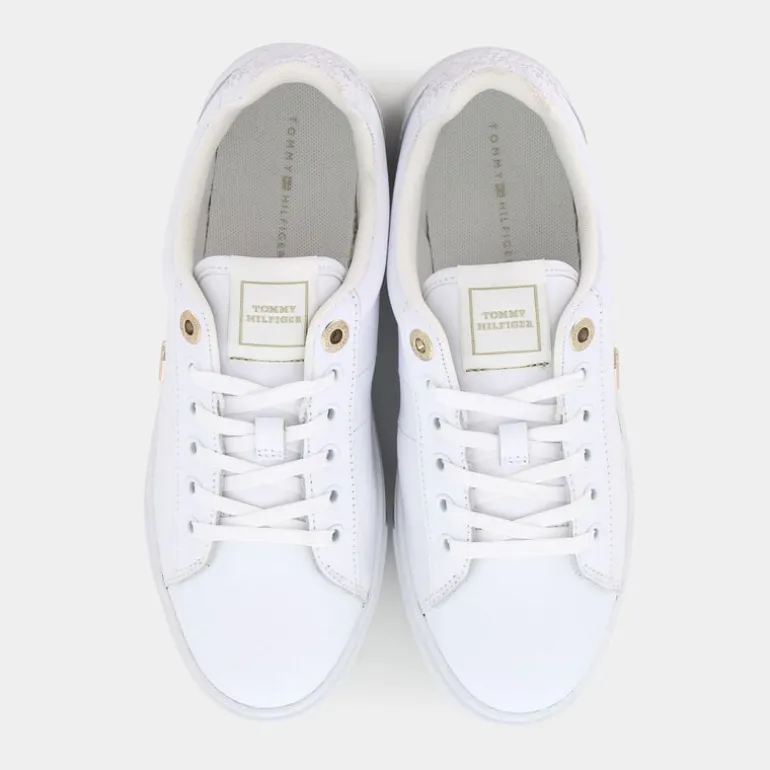 ESSENTIALS ELEVATED MONOGRAM- SNEAKERS WHITE 7999