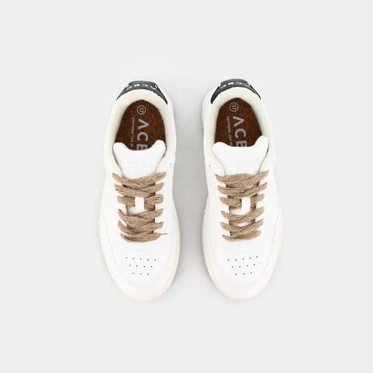 EVERGR- SNEAKERS WHITE EVERGREEN