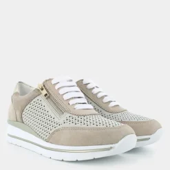 FAST- SNEAKERS PLATINO WR-E25D-09