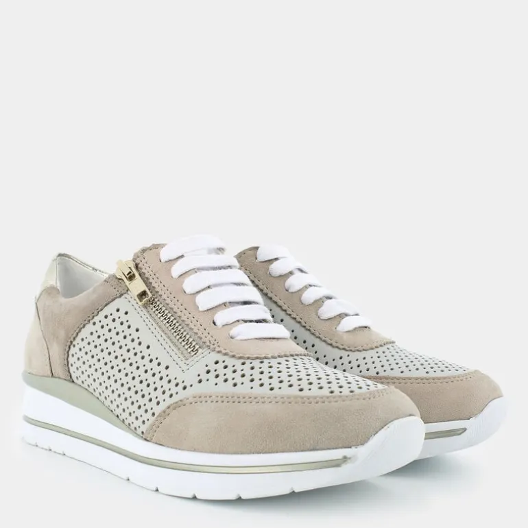 FAST- SNEAKERS PLATINO WR-E25D-09