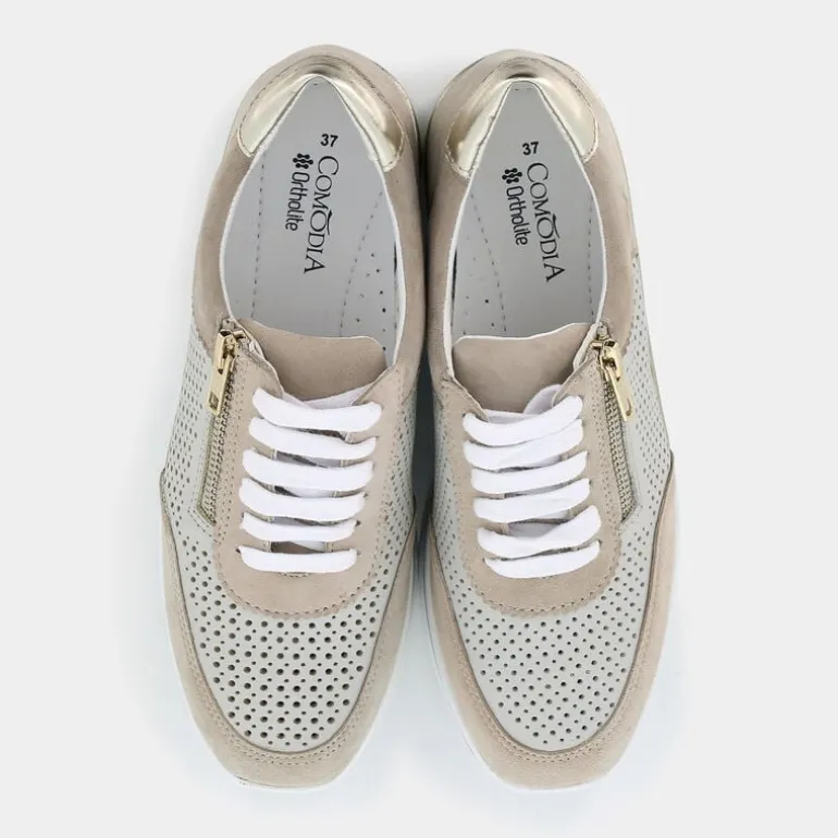 FAST- SNEAKERS PLATINO WR-E25D-09