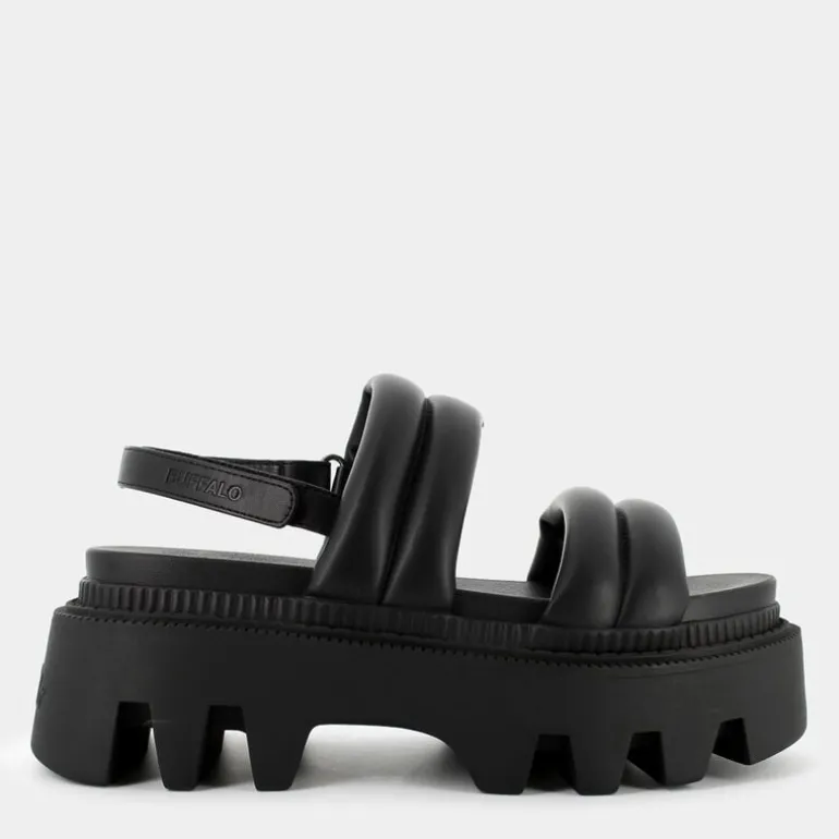 FLORA- SANDALI NERO 1602201