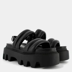 FLORA- SANDALI NERO 1602201