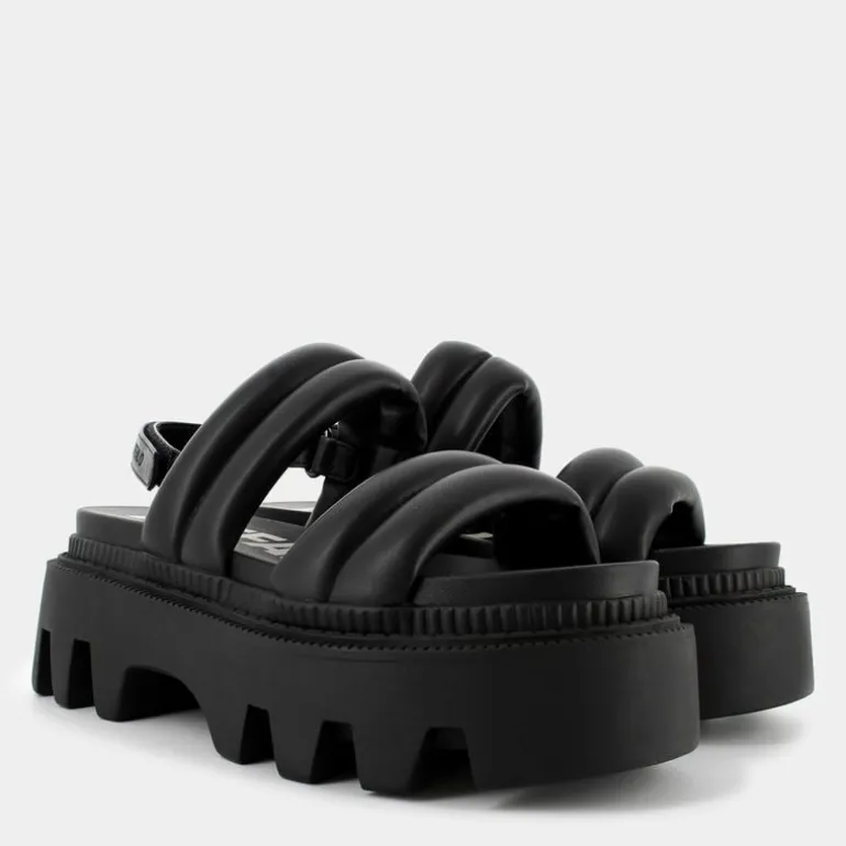 FLORA- SANDALI NERO 1602201