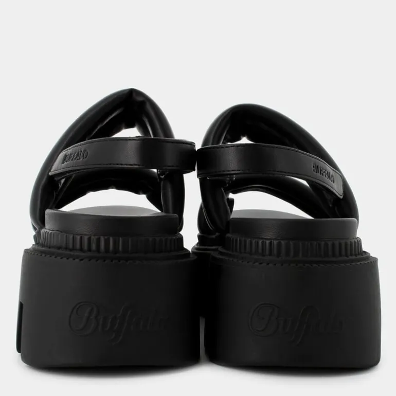 FLORA- SANDALI NERO 1602201