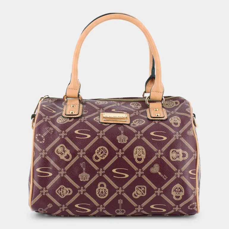 FOREVER- BORSE BORDEAUX-CREMA LJ-I25-008