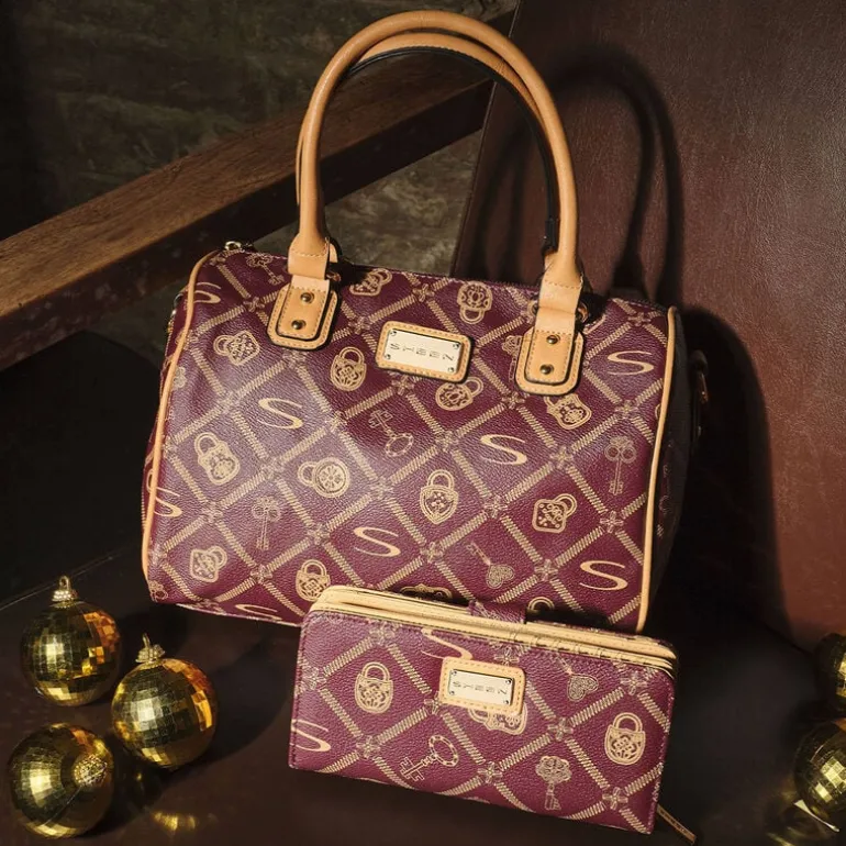 FOREVER- BORSE BORDEAUX-CREMA LJ-I25-008