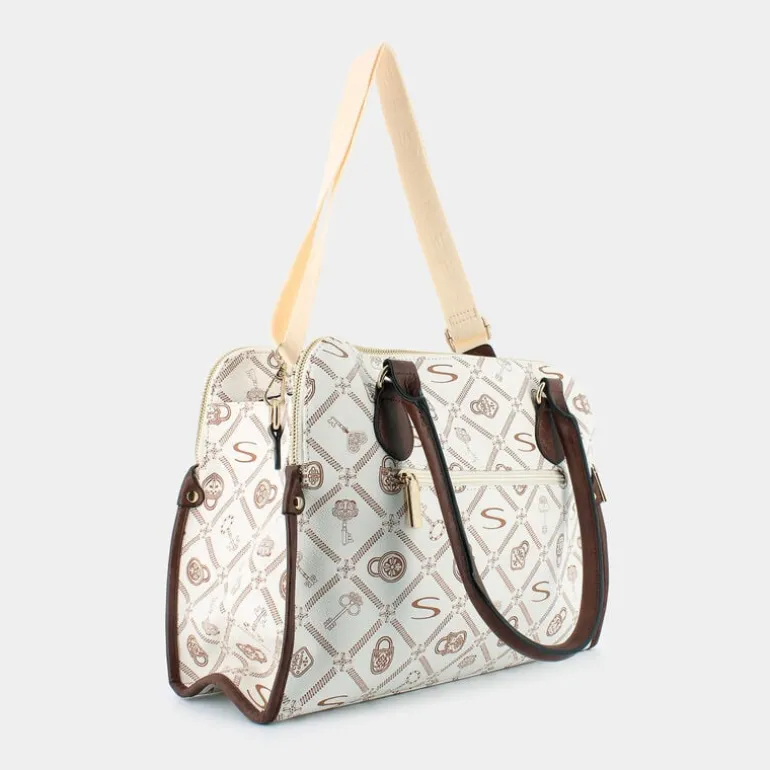 FOREVER- BORSE BEIGE-CUOIO LJ-E24-02