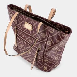 FOREVER- BORSE BORDEAUX-CREMA LJ-I24-001