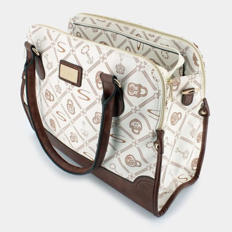 FOREVER- BORSE BEIGE-CUOIO LJ-E24-02