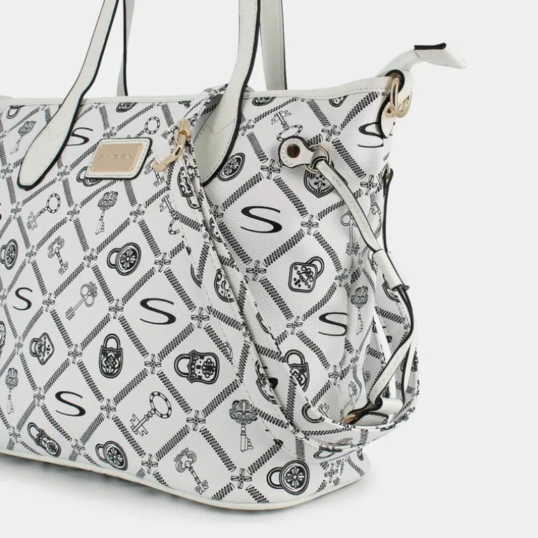 FOREVER- BORSE BIANCO-BIANCO LJ-E25-01