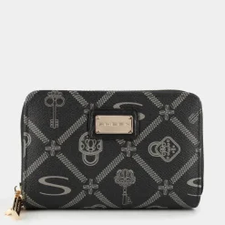 FOREVER- PICCOLA PELLETTERIA NERO-NERO LJ-E25-12