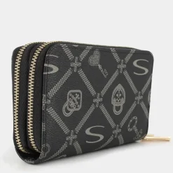 FOREVER- PICCOLA PELLETTERIA NERO-NERO LJ-E25-12