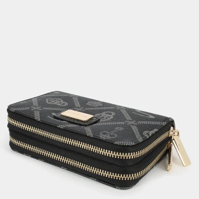 FOREVER- PICCOLA PELLETTERIA NERO-NERO LJ-E25-12