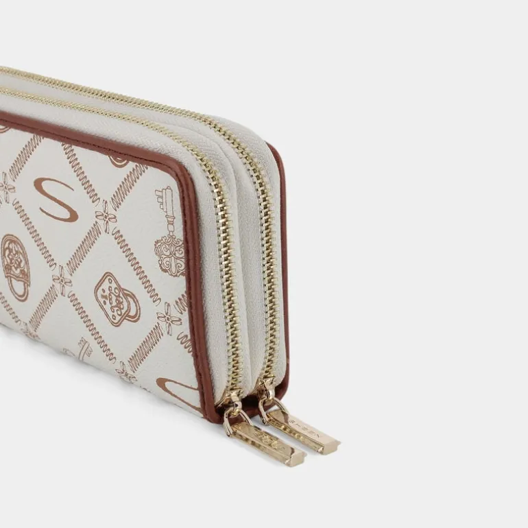 FOREVER- PICCOLA PELLETTERIA BEIGE-CUOIO LJ-E24-101