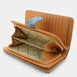 FOREVER- PICCOLA PELLETTERIA CELESTE-CREMA LJ-E24-100