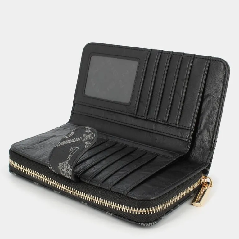 FOREVER- PICCOLA PELLETTERIA NERO-NERO LJ-E25-11