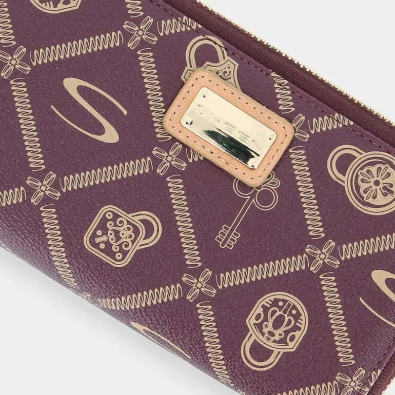 FOREVER- PICCOLA PELLETTERIA BORDO-CREMA LJ-I25-101