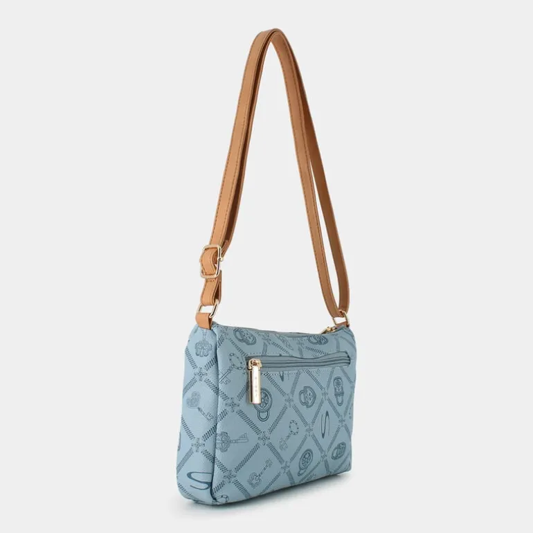 FOREVER- TRACOLLE CELESTE-CREMA LJ-E25-07