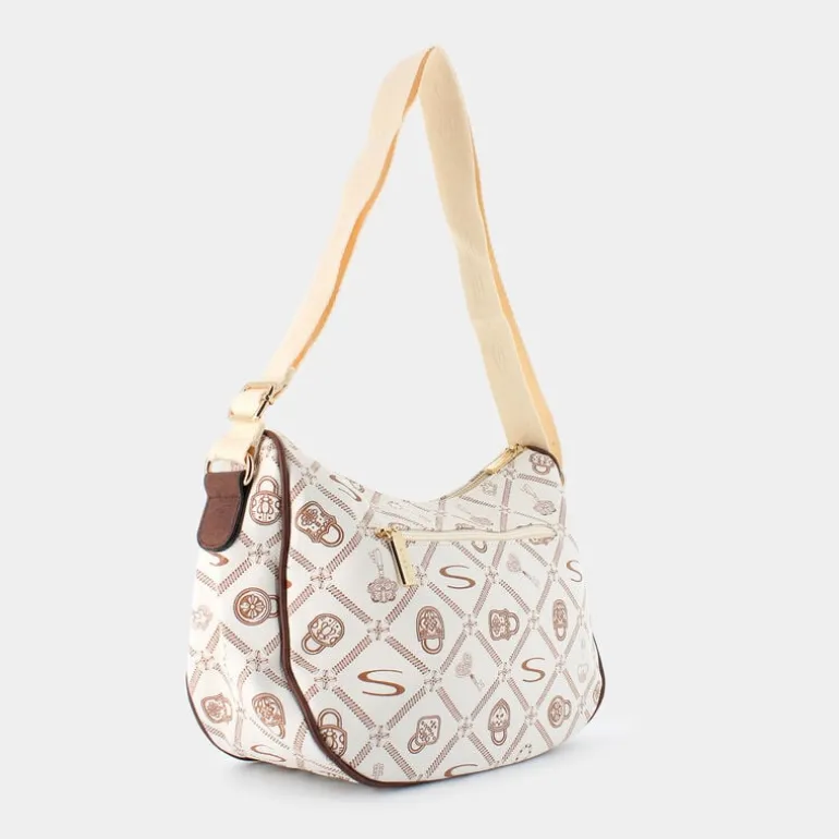 FOREVER- TRACOLLE BEIGE-CUOIO LJ-E24-09