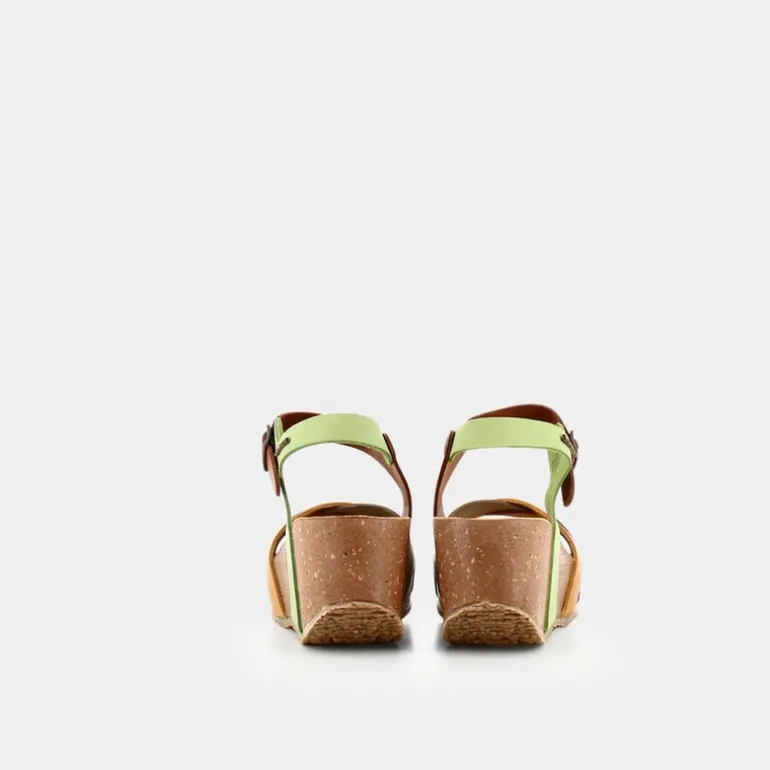 GAUCHO- SANDALI TAUPE/SENAPE/COGNAC/VERDE 24FREGENE