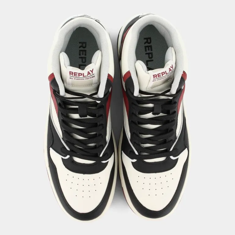 GEMINI- SNEAKERS BLACK/TOFU/BORDO RZ4S0008L