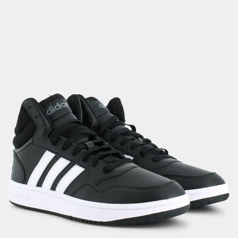 HOOPS 3.0 MID- SPORTIVE CBLACK/FTWWHT/GRESIX GW3020